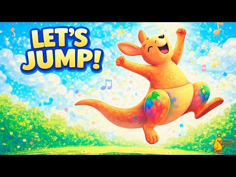 Jumping Song for Kids 🦘 | Jump & Bounce with Kangaroo Parade