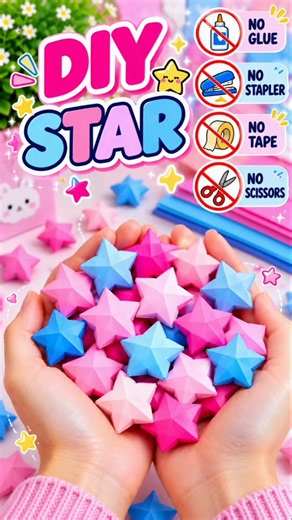 Easy Paper Star Tutorial you Should try!⭐️💗✨️#shorts #Tutorial #paperstar #diy #origamistar
