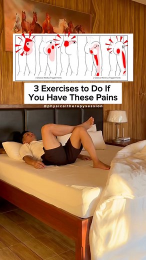 3 simple moves to release deep glute tension, calm sciatic-like pain, and free up your lower back. Feel lighter today! #fblifestyle #sijointpain #sciatica #boxing #boxingmatch #physicaltherapy | Physical Therapy Session