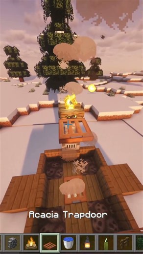 Cozy Hot Tub 🔥 #minecraft #minecraftbuild #minecrafttutorial