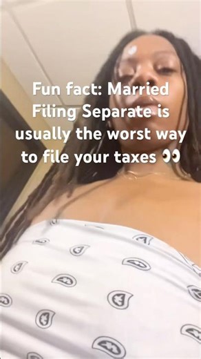 What They Don’t Tell You About Married Filing Separate #trending #taxes