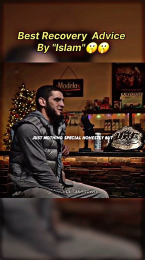 Simple Recovery Advice By Islam Makhachev" #ufc #mma #ufcedit #mmaedit .