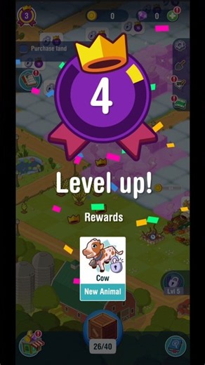 Leveling up from L3 to L4 | Farm Merge Valley! #3🌾🔥