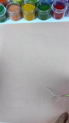 ✨❤️Coloring a Cute Girl With Sand ❤️✨#sandart #asmr #asmrsounds #satisfying #relax #oddlysatisfying #sandpainting #usainstagram #usareels #satisfyingvideo | Sand Art Coloring ASMR