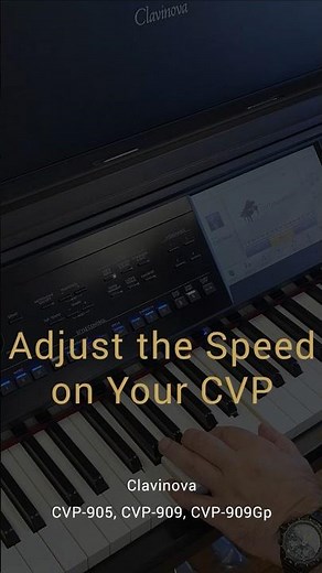 Speed Up or Slow Down Songs on Your Clavinova | #Yamaha #CVP #Clavinova #Tempo