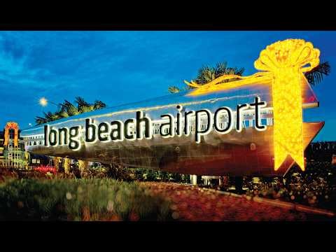 walking tour Long Beach International Airport ,airport in California , United States