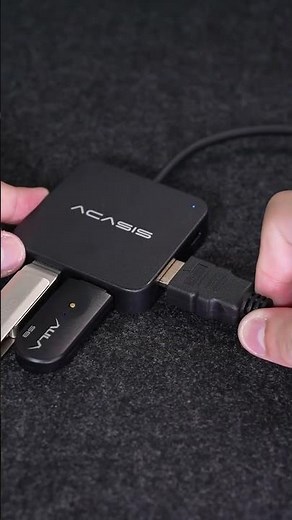 6-in-1 Pocket-sized USB C Hub Multiport Adapter#gadgets #pc #computer #techno #laptop #hub #acasis