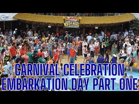 Embarkation Day on the Carnival Celebration from Port of Miami Part One