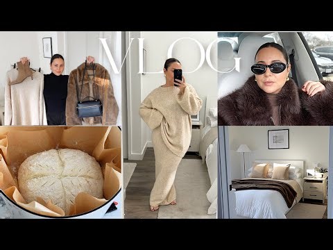 VLOG - SHEIN Unboxing, Flaws Chit Chat, Baking Bread, Home Refresh, GRWM & New Espresso Machine!