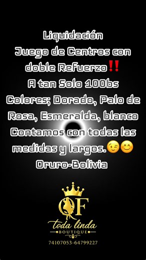 Centros con doble refuerzo 💥 ¡A tan solo Bs 100! ✅ Disponibles en todas las medidas y largos. #oruro_bolivia🇧🇴 #cholitahermosa♥️🇧🇴 #QFtodalinda
