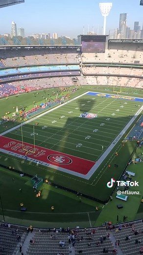 @afl ➡️ @NFL Watch the MCG transform for Australia’s first-ever NFL game. 🇦🇺