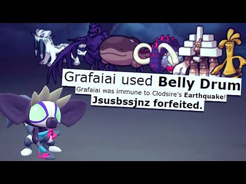 THIS IS WHY YOU USE BELLY DRUM GRAFAIAI! EPIC POKEMON SHOWDOWN SWEEP!