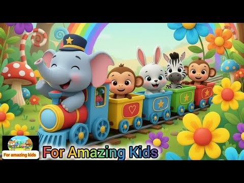 Humpty Train | Colour Song | Lattets 2025 Rhymes Epi-150 | For Amazing kids & Nursery Rhymes