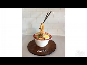 Gravity Defying Noodle Bowl Cake