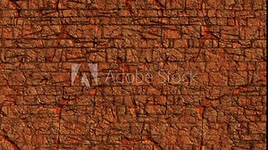 The wall explosion, destruction of stone wall, stone wall collapse, wall breaking exploding. Stones fly forward, 3D animation. Full HD Footage. Stock Video