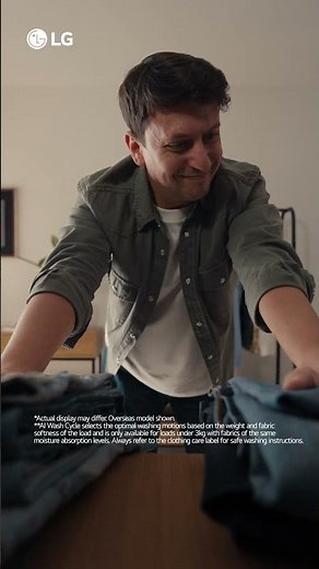 LG Washing Machine - Laundry, sorted.