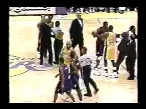 Kobe Bryant Got Punched twice By Chris Childs