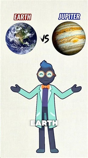 Earth vs Jupiter 🌍 vs 🪐 Size Comparison Will Shock You