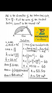 Beautiful GEOMETRY | Mathematics by A.C. Okocha