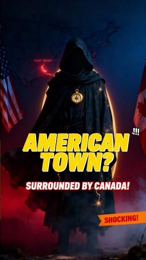 A Town Trapped Between Two Countries #geography #border