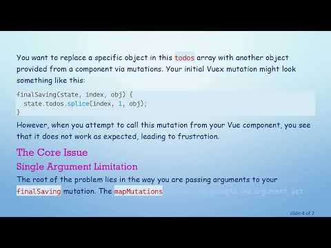 Resolving Vuex State Updates with the splice Method: A Solution for Object Replacement