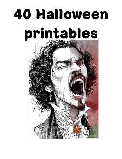 Halloween Coloring Pages: Fun Designs for Teens & Adults Digital Download - Etsy