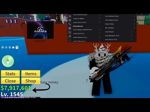 [🌐Free] Best Blox Fruits script -auto farm, -auto raid, , auto legendary sword, etc solara support.