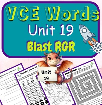 VCe Single-Syllable Words: UFLI-Aligned RGR Blast Games & Activities – Unit 19