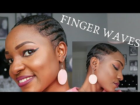 HOW TO DO FINGER WAVES FOR BEGINNERS | FINGER WAVE TUTORIAL ON SHORT HAIR