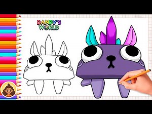 How to Draw Thorned Geode Pebble | from Dandy’s World