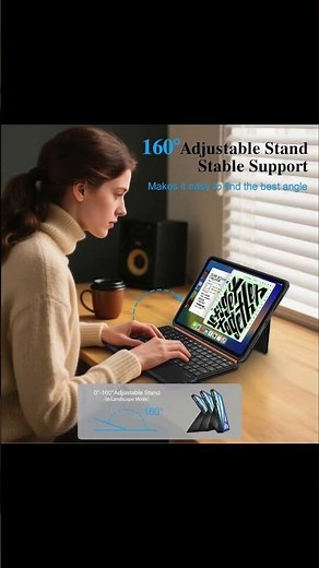 iPad Pro 11 inch Case with Keyboard (M5 M4 2025 2024),Magnetic Detachable Magic Keyboard !