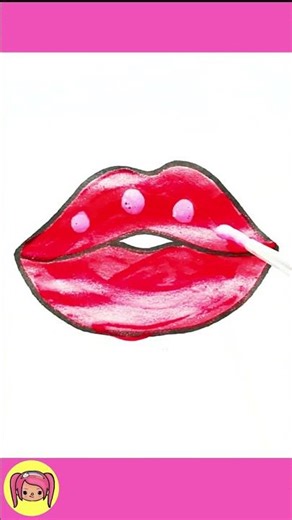 Makeup Lips Coloring #art#color#lips