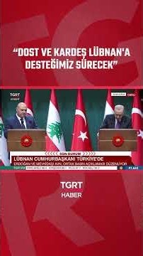 President Erdoğan: 'Our Support for Lebanon Will Continue!' #shorts