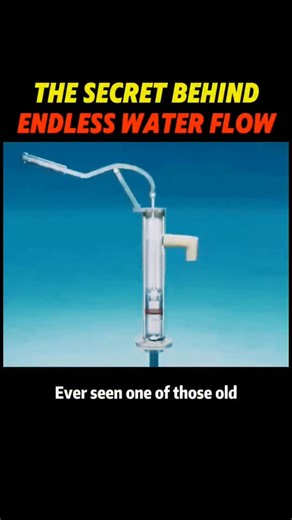 TechBehindThings on Instagram: "💧 THE SECRET BEHIND ENDLESS WATER FLOW: How Hand Pumps Work! 🛠️ ​You’ve seen them in old movies or rural areas—the classic iron hand pump. They don’t need oil, electricity, or fuel. All it takes is a bowl of water to keep them flowing for years! ​Here is the mechanical magic behind the pump: ​1. The Airtight Foundation ​The Draw: At the base, a suction pipe reaches deep into a well to tap into underground water. ​The Seal: To maintain a vacuum, the base uses a r