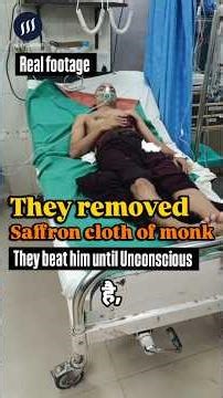 they removed monk cloth and beat him until Unconscious #buddha #pali #lordbuddha #jaybhim #shorts