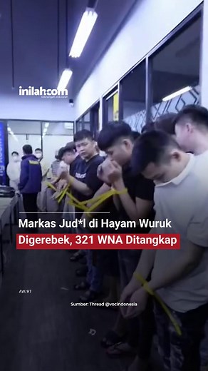 Bareskrim Polri mengamankan 321 warga negara asing (WNA) terkait tindak pidana perjudian daring atau online jaringan internasional di lokasi perkantoran Hayam Wuruk, Jakarta. Direktur Tindak Pidana Umum Bareskrim Polri, Brigjen Pol. Wira Satya Triputra mengatakan penangkapan tersebut merupakan tindak lanjut dari serangkaian penyelidikan yang panjang dengan adanya informasi dari masyarakat.