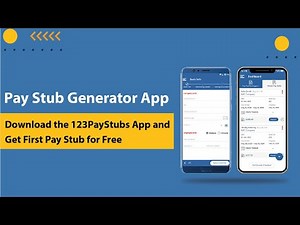 How to Generate Pay Stubs using Mobile App [Pay Stub Generator App]