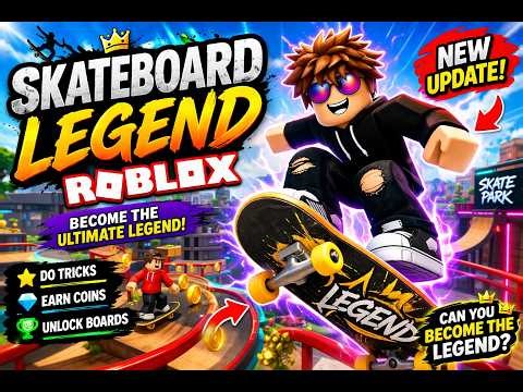 Skateboard Legend Roblox! I Became a PRO Skater (Insane Tricks & Fails)