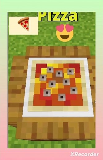 how to make yummy pizzA in minecraft#no mods#no command block