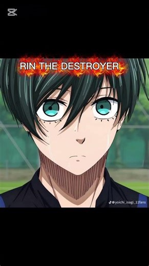 RIN THE DESROYER 💀 🔥 🔥🔥don't scroll hit one time pls #bluelockedit #bluelock #anime #rin#like