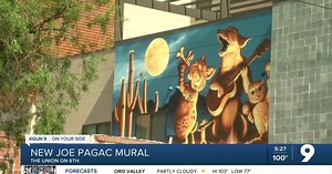 Tucson muralist completes new mural on Fourth Avenue