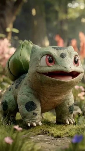 Charmander, Bulbasaur & Squirtle Evolutions Pokemon Live action by AI #pokemon #anime #ai