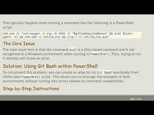 Troubleshooting PowerShell Execution in Git Bash: Understanding and Resolving Common Issues