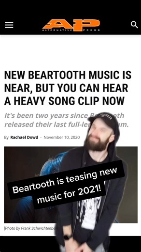 Beartooth Teasing New Music for 2021!