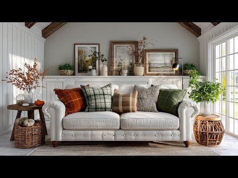 Rustic Autumn Charm | Cozy Shabby Chic Fall Decorating Ideas You’ll Love
