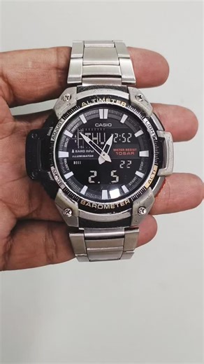 ⌚𝘼𝙉𝙏𝙄𝙌𝙐𝙀 𝙒𝘼𝙏𝘾𝙃𝙀𝙎⌚ | Beautiful pre-owned Casio illuminator 5450 SGW-450H Japan All original Size 48mm 2850/- dm to b u y | Instagram