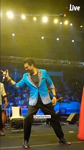 Kumar Sanu Sets The Stage On Fire With Epic Live Performance 🎤🔥 || Must Watch #bollywood #shorts