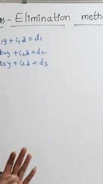 JNTUH M1 Survival Trick 🔥 Gauss Elimination Method