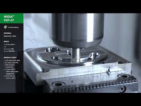 Full Slot Milling with VXF-07