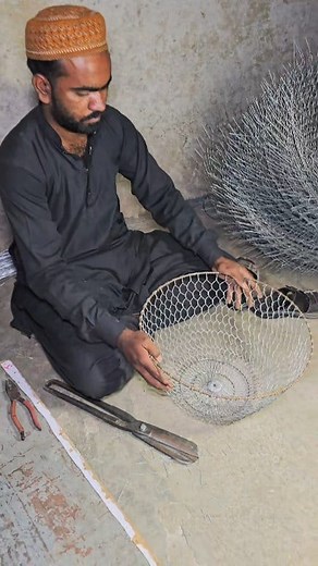 the process of making #baskets from wire | Gemar sholawat